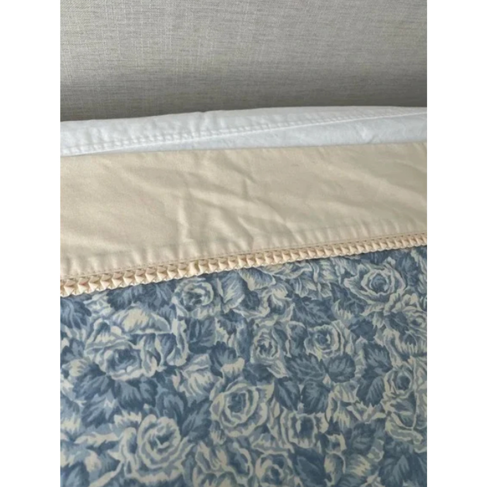 Vintage Jessica McClintock Jonete Pattern Full Flat Sheet Floral Cottage Boho